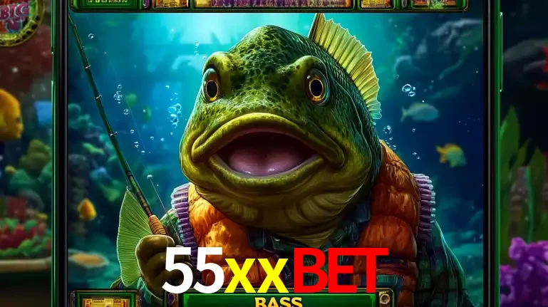 Personagem de peixe pescador do popular jogo de slot com tema de pescaria, uma das emocionantes opções de caça-níqueis para jogar e ganhar no cassino 55xxbet.